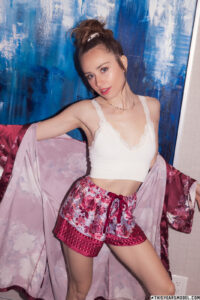 Amber Amora Goes Topless For Us!